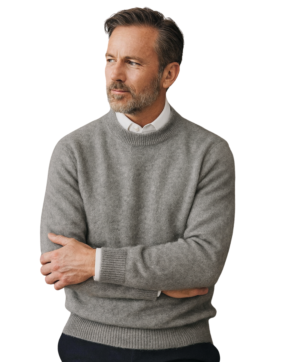 Edward – Cashmere Men’s Crew Jumper