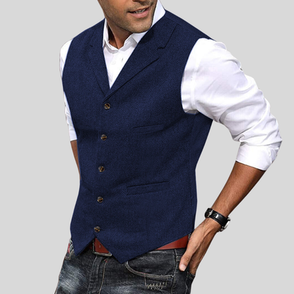 Álvaro – Tailored Button-Front Men’s Waistcoat