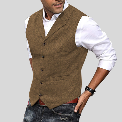 Álvaro – Tailored Button-Front Men’s Waistcoat