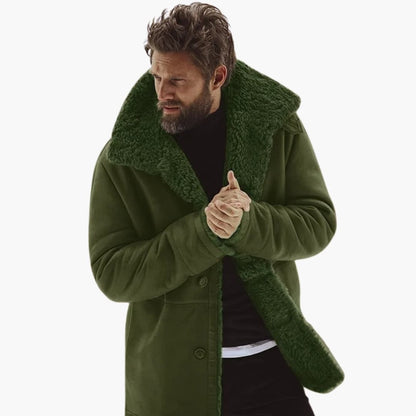 Marcus – Faux Shearling Winter Overcoat