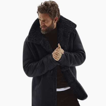 Marcus – Faux Shearling Winter Overcoat