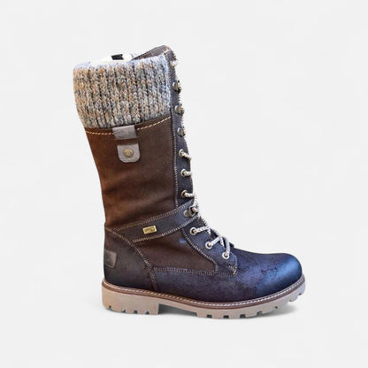 Laura – Lace-Up Mid-Calf Winter Boots Womens