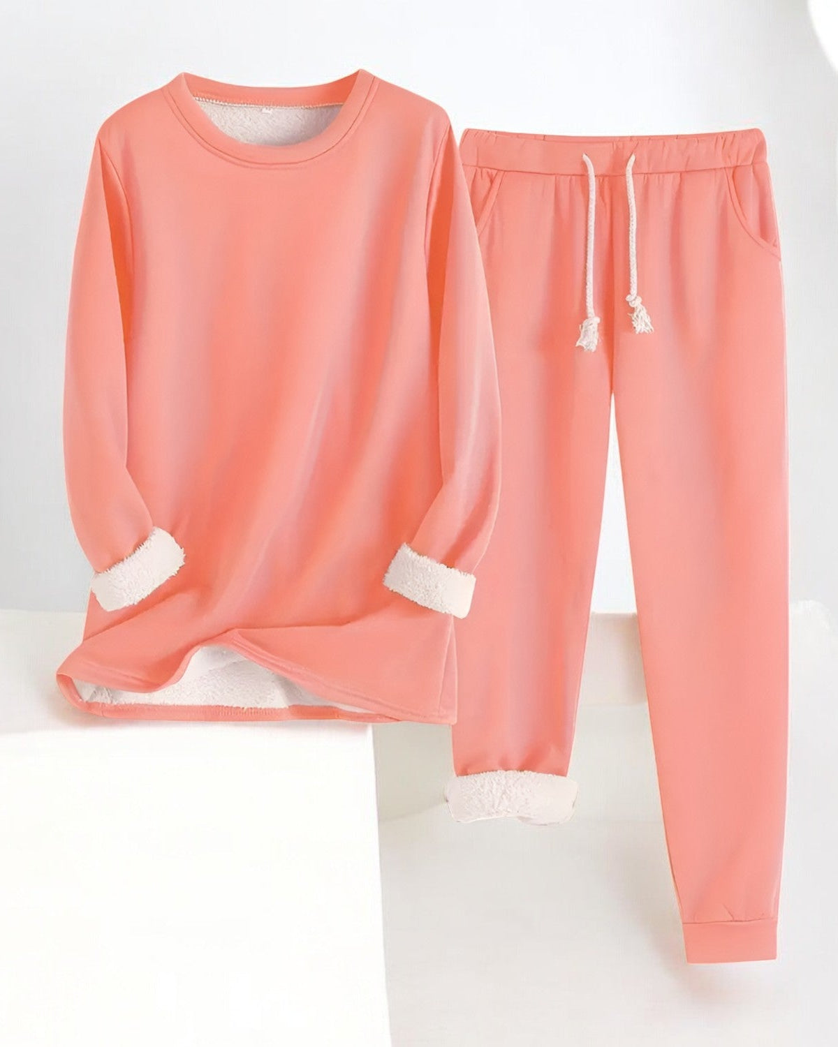 Amelia – Fleece-Lined Lounge Set for Women