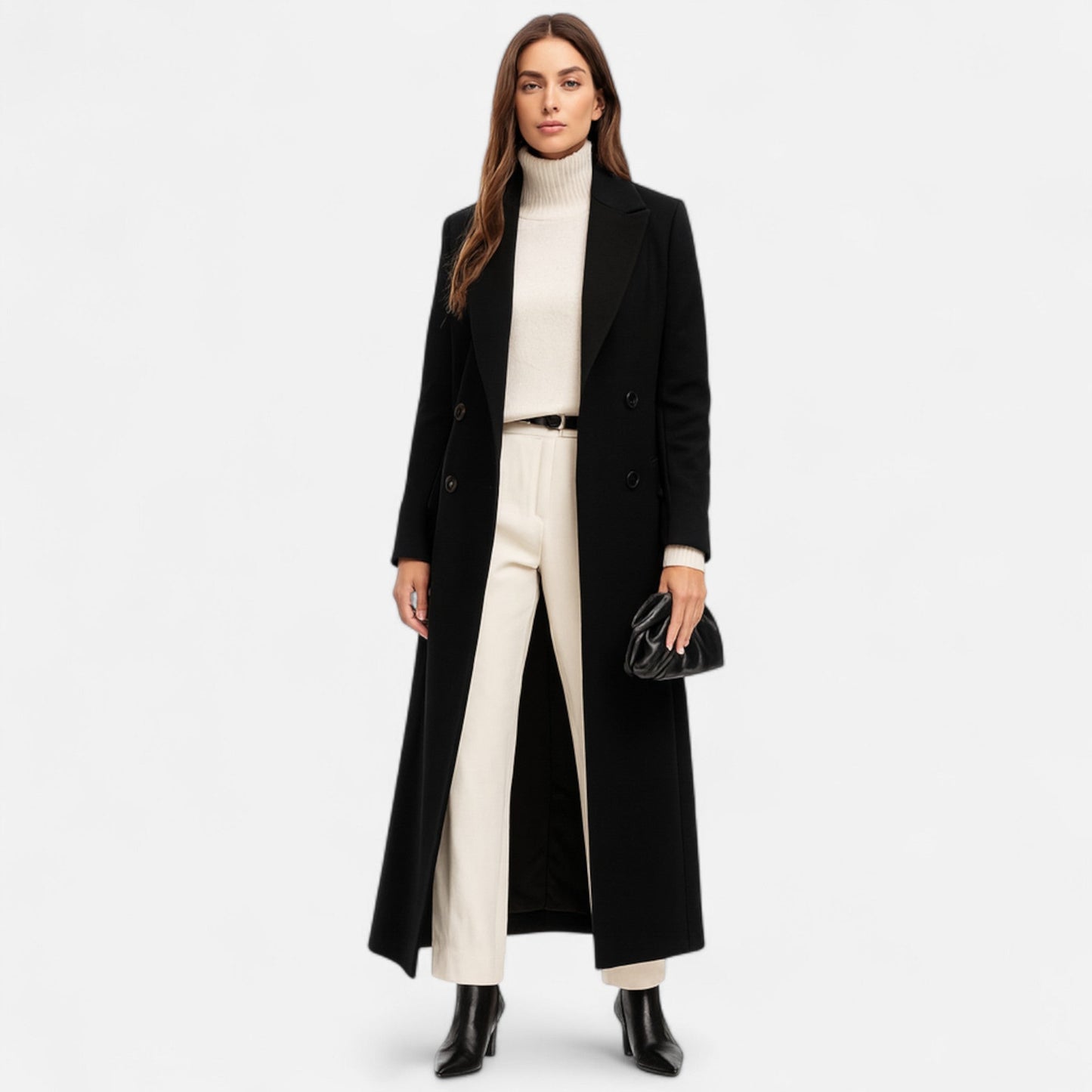 Lucía – Tailored Long Coat Womens