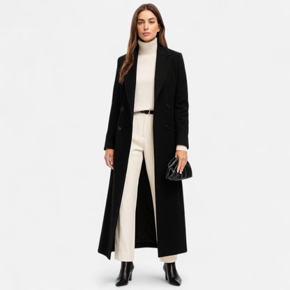 Lucía – Tailored Long Coat Womens