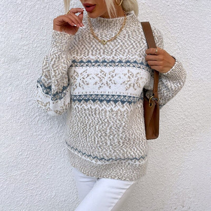Ashe – Zimowy sweter z nordyckim wzorem