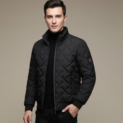 Cole – Quilted Stand-Collar Winter Jacket for Men