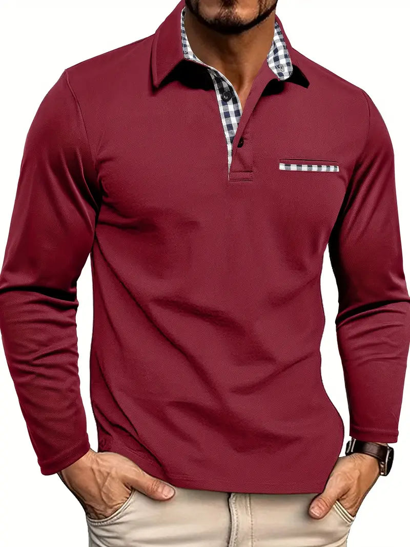 Diego – Long Sleeve Men’s Polo Shirt