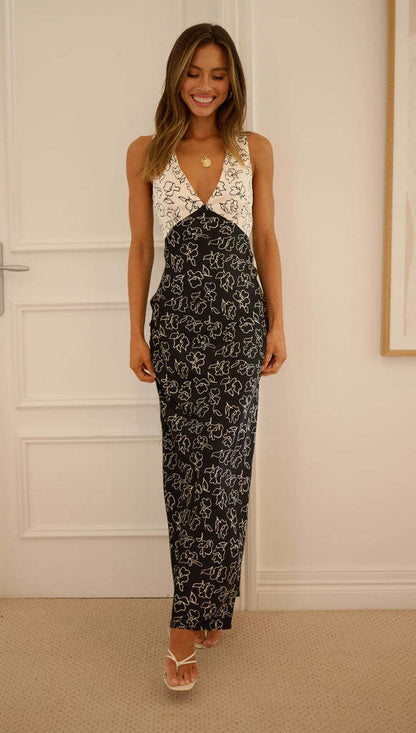 Kalina – Letnia sukienka maxi w kwiaty