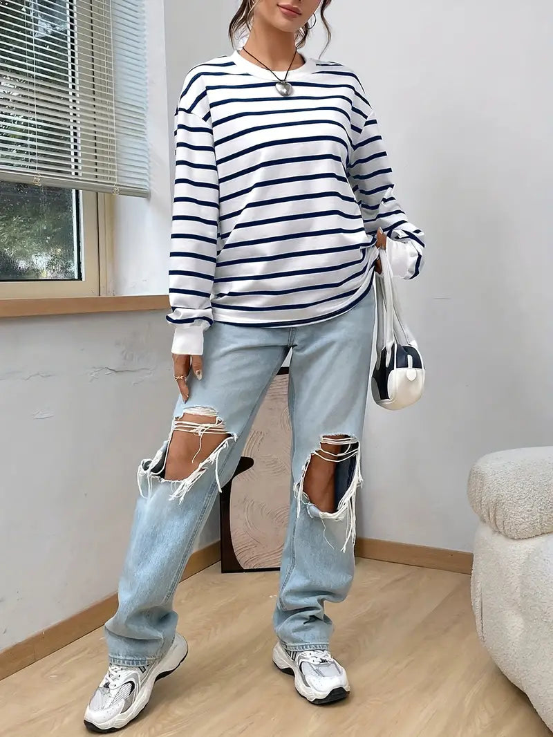 Nina – Bluza damska w paski