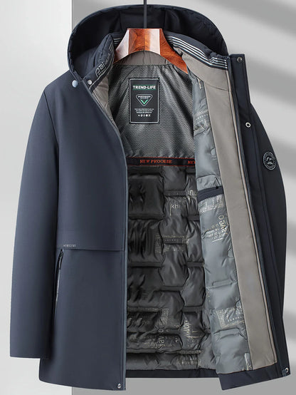 Daniel – Hooded Insulated Tech Coat for Men