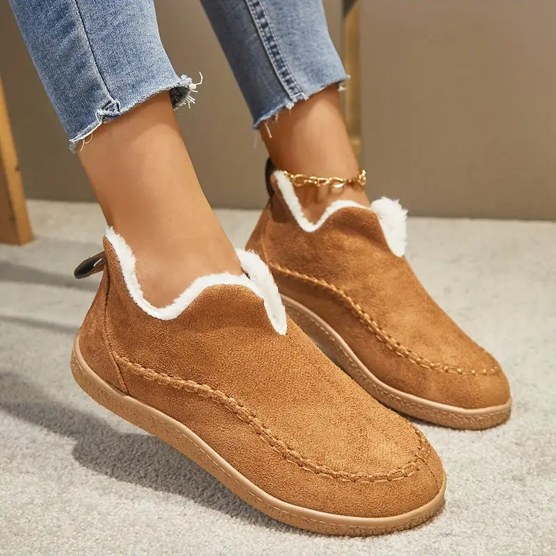 Lucía – Buty damskie ocieplane z futerkiem