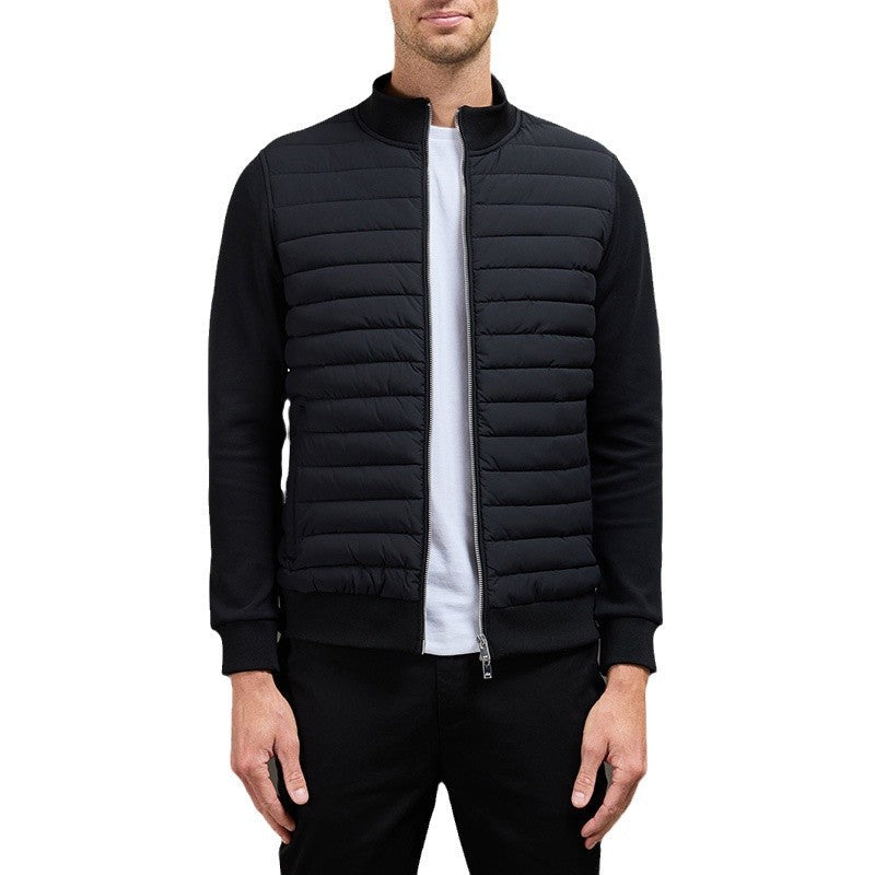 Ethan – Męska pikowana bluza z zamkiem