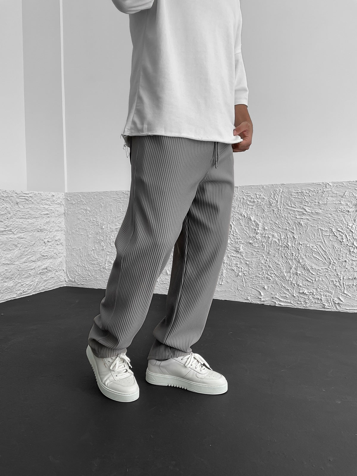 Ryan – Relaxed Ribbed Lounge Trousers for Men