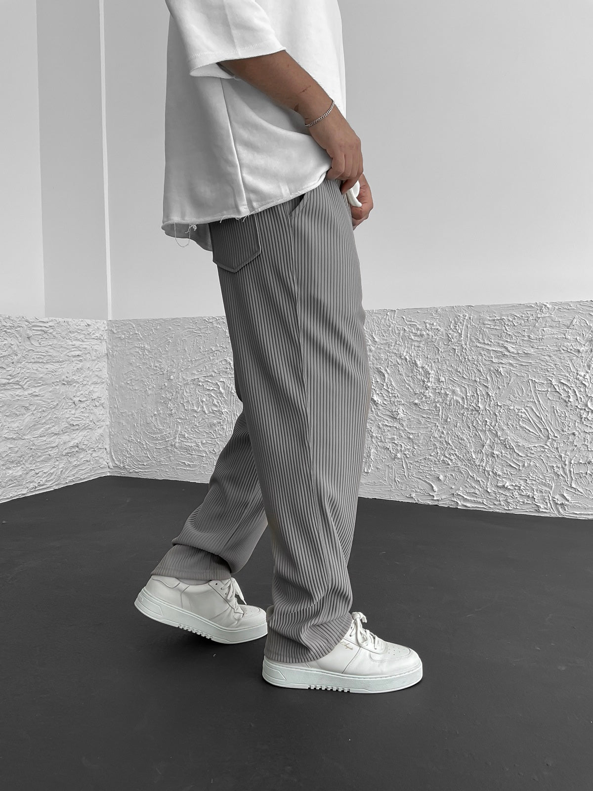 Ryan – Relaxed Ribbed Lounge Trousers for Men