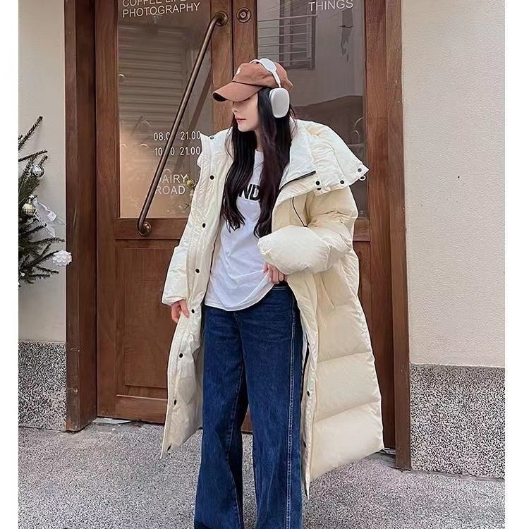 Valentina – Długa pikowana kurtka zimowa dla kobiet