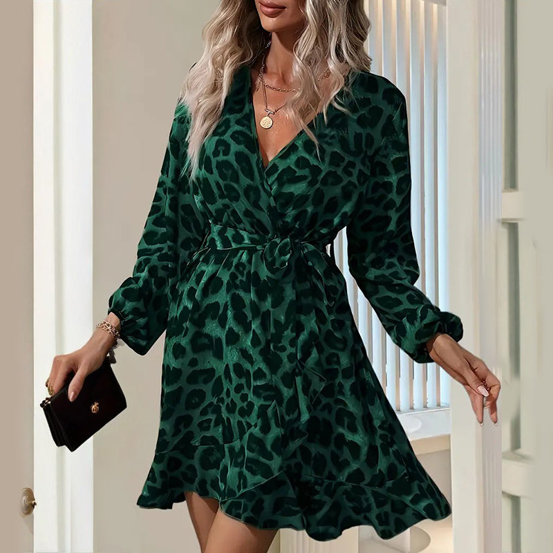 Diana – Mini sukienka w zwierzęcy print