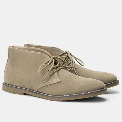 Ethan – Classic Suede Lace-Up Desert Boots for Men
