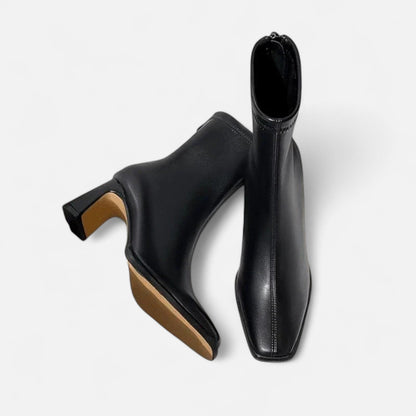 Harriet – Square-Toe Heeled Ankle Boots Womenswear