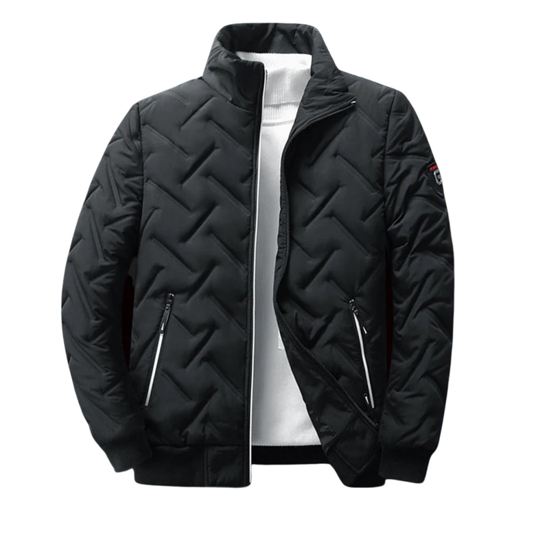 Cole – Quilted Stand-Collar Winter Jacket for Men