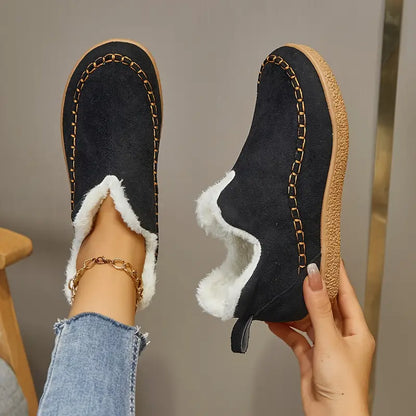 Aria – Cosy Lined Slip-On Slippers for Women