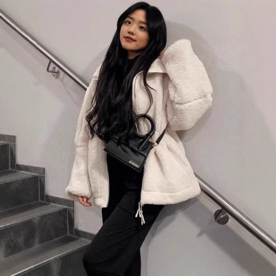 Lena - Polarowa kurtka oversize