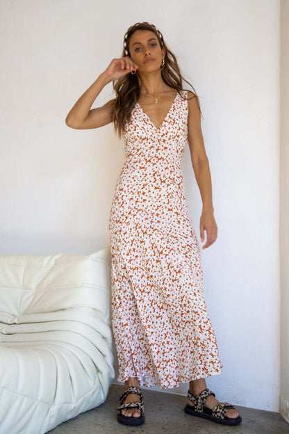 Kalina – Letnia sukienka maxi w kwiaty