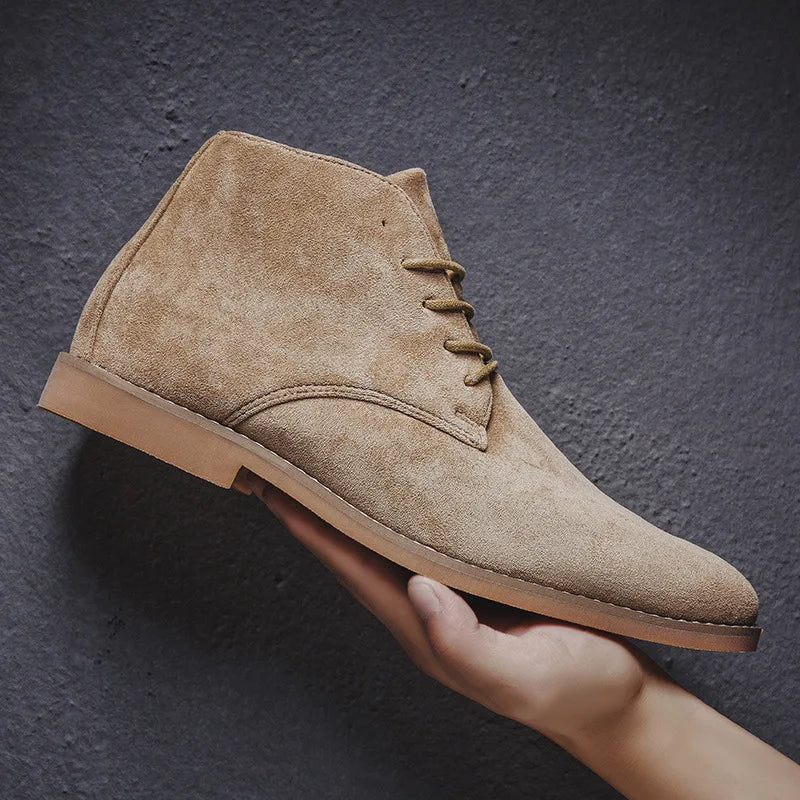 Marek – Buty męskie zamszowe sznurowane