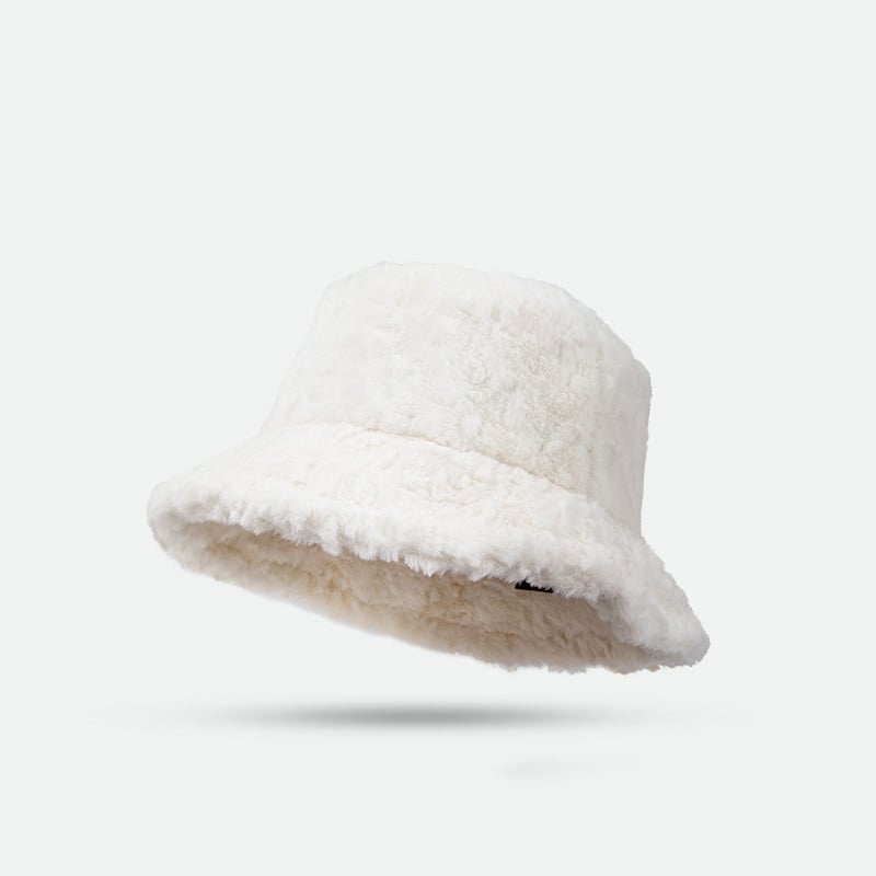 Mila – Faux Fur Bucket Hat for Women