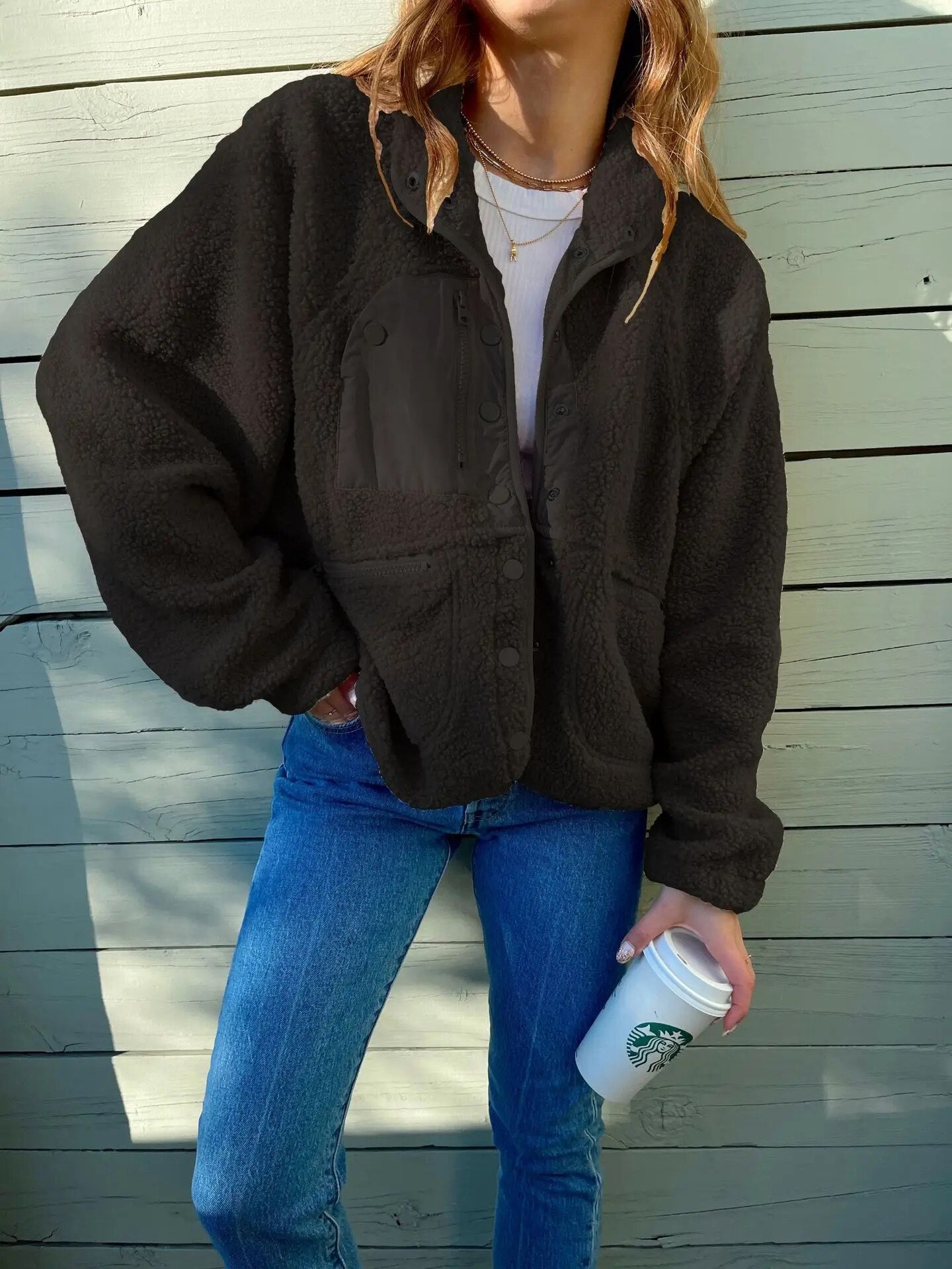 Zuzanna – Kurtka Polarowa Oversize