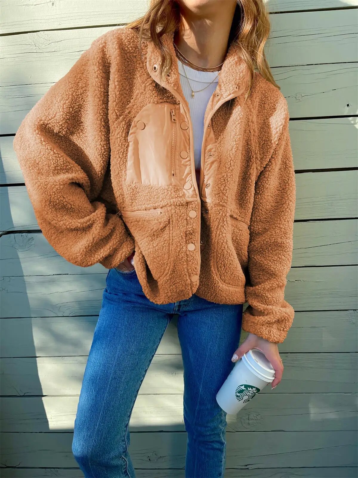 Zuzanna – Kurtka Polarowa Oversize