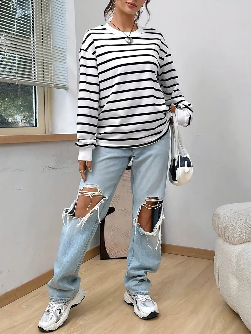 Nina – Bluza damska w paski