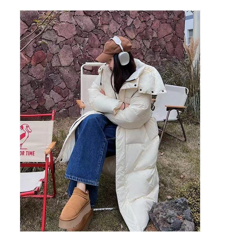 Valentina – Długa pikowana kurtka zimowa dla kobiet