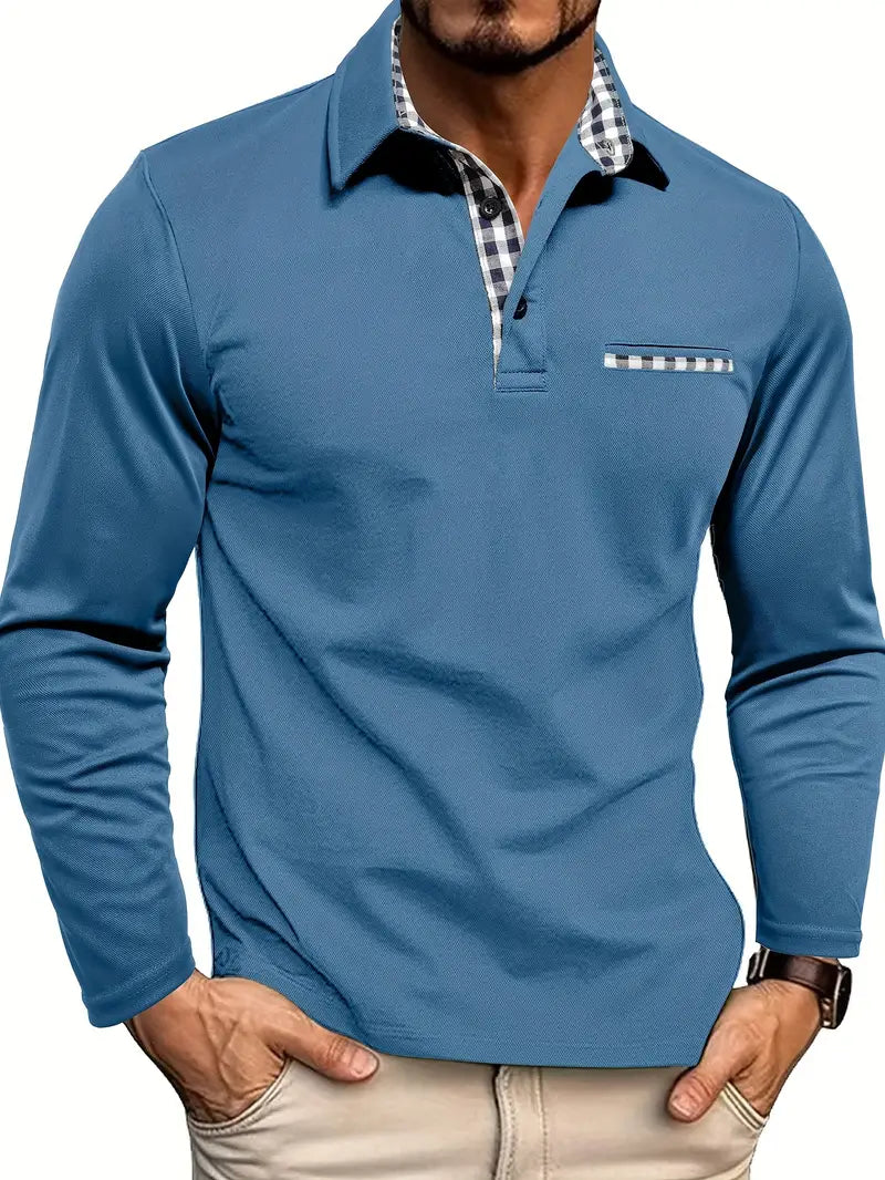 Diego – Long Sleeve Men’s Polo Shirt