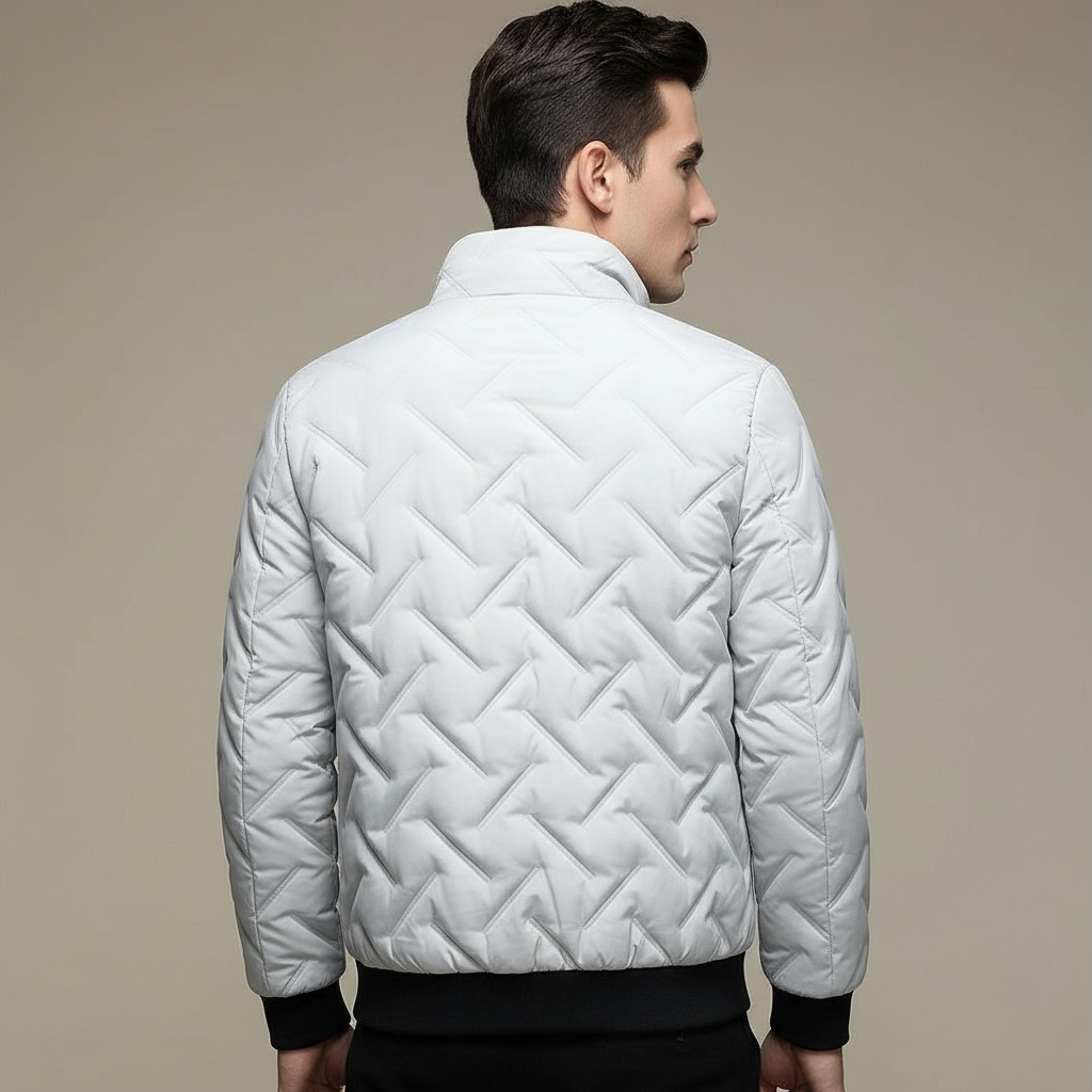 Cole – Quilted Stand-Collar Winter Jacket for Men