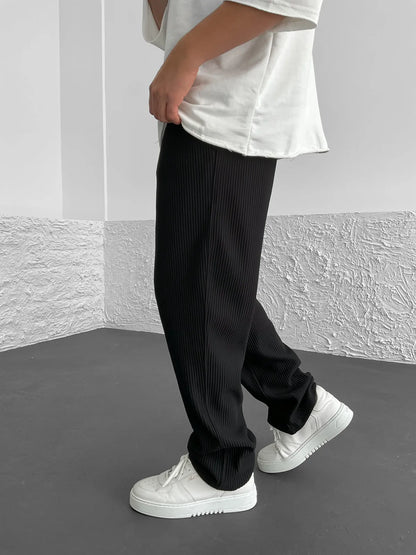Ryan – Relaxed Ribbed Lounge Trousers for Men