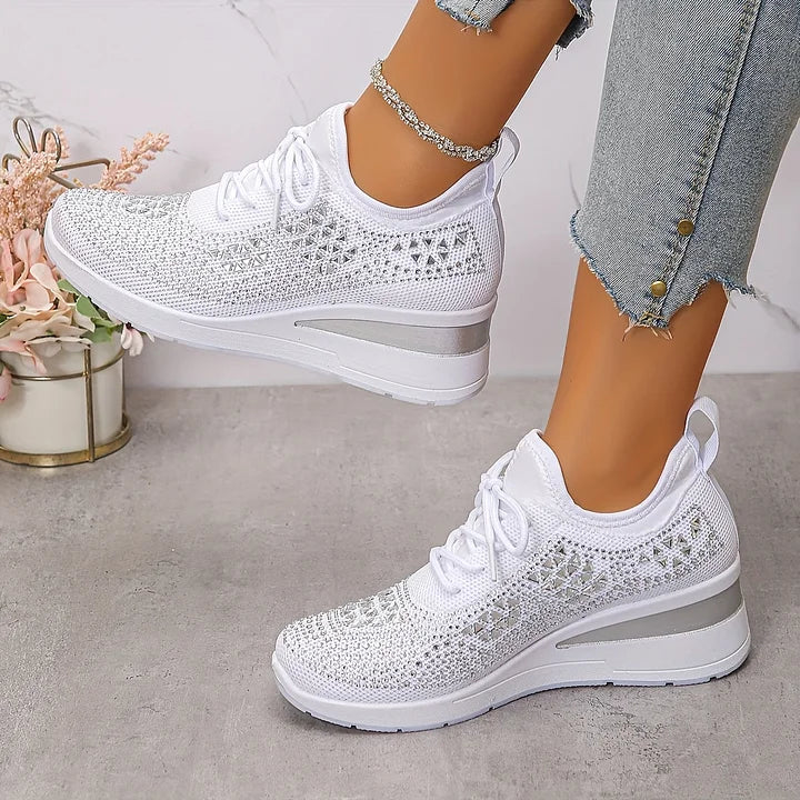 Julia – Sneakersy z kryształkami