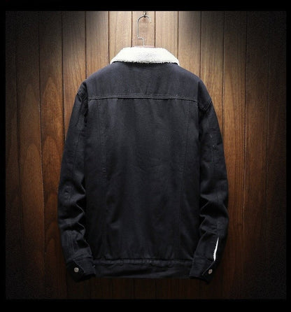 Jake – Sherpa-Lined Denim Jacket for Men
