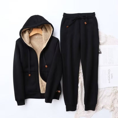 Clara – Hooded Zip-Up Lounge Set Womens