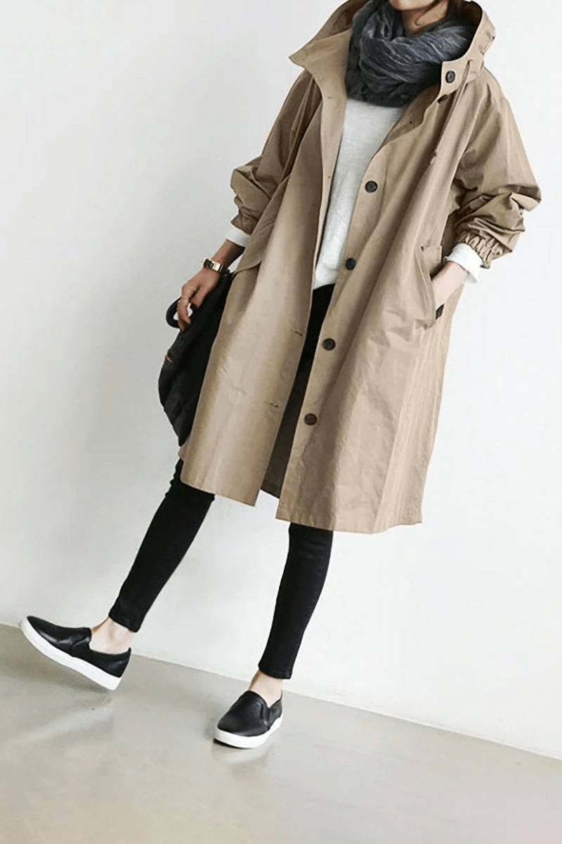 Lena – Oversize trench damski na wiosnę i jesień
