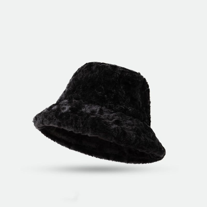 Mila – Faux Fur Bucket Hat for Women