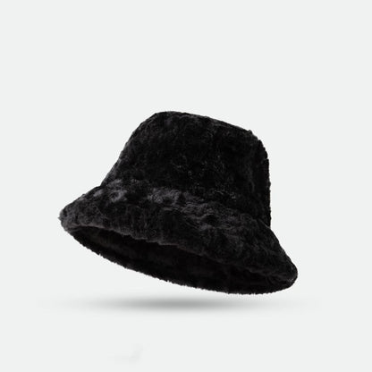 Mila – Faux Fur Bucket Hat for Women