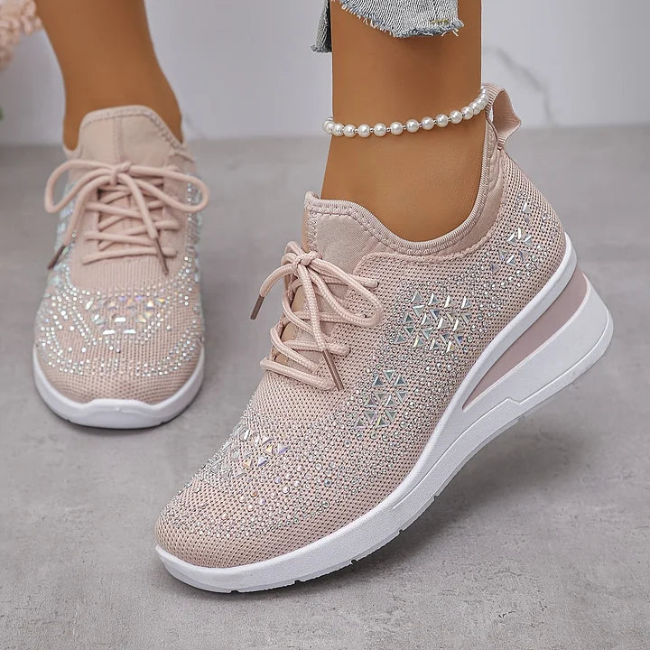 Julia – Sneakersy z kryształkami