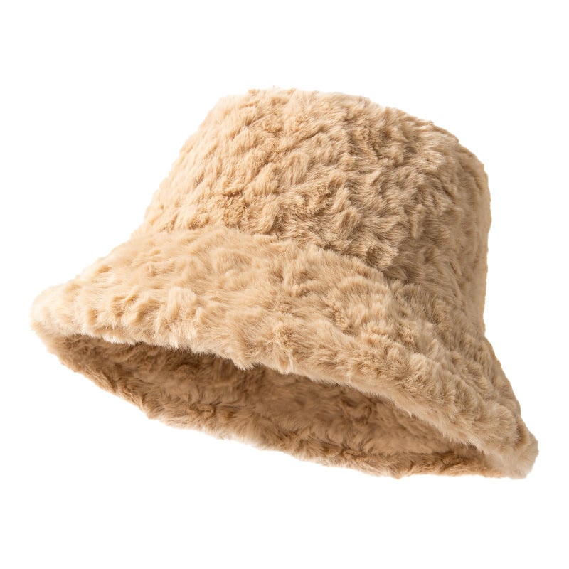 Mila – Faux Fur Bucket Hat for Women