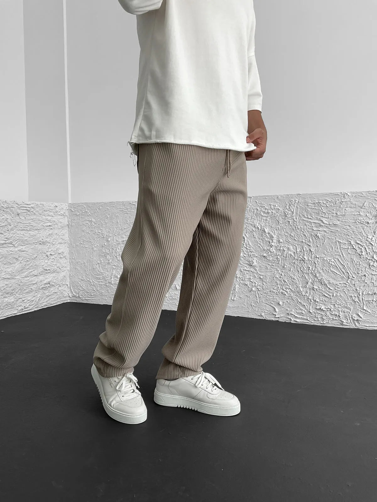 Ryan – Relaxed Ribbed Lounge Trousers for Men