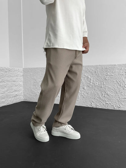 Ryan – Relaxed Ribbed Lounge Trousers for Men