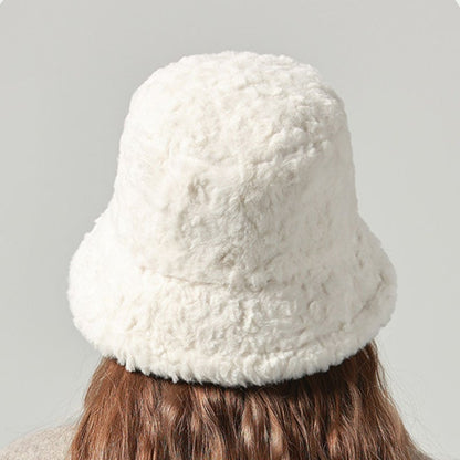 Mila – Faux Fur Bucket Hat for Women