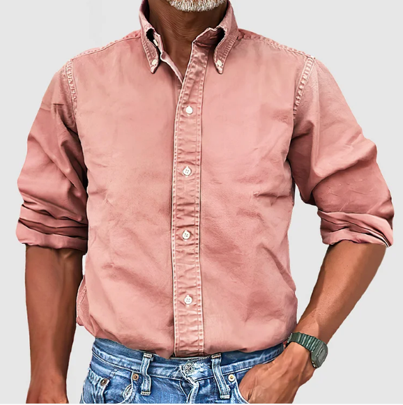 Piotr – Koszula męska casual z długim rękawem