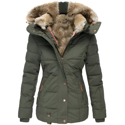Isabella – Faux-Fur Lined Winter Puffer Jacket for Women