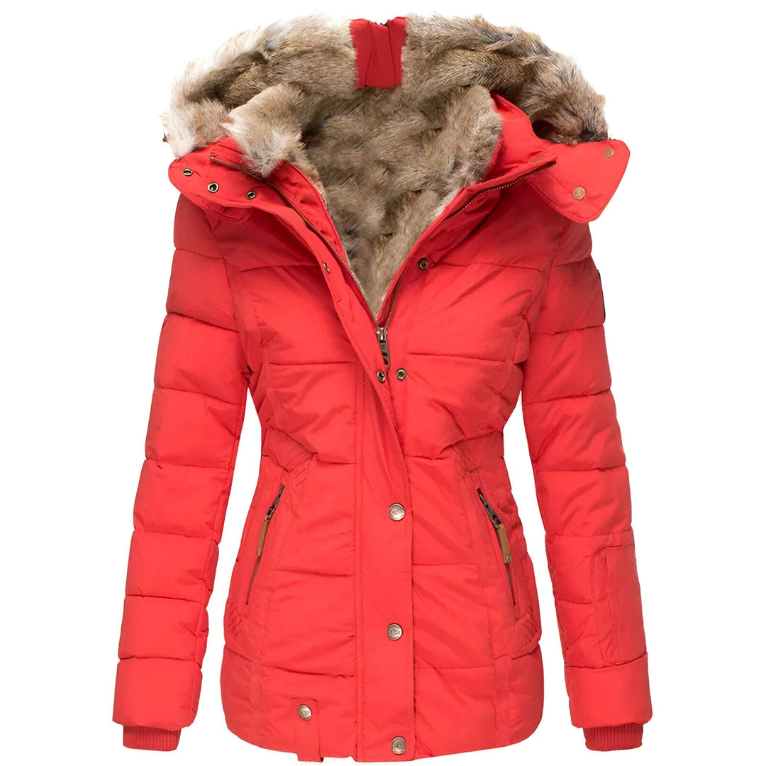 Ava – Faux Fur Lined Quilted Winter Jacket for Women